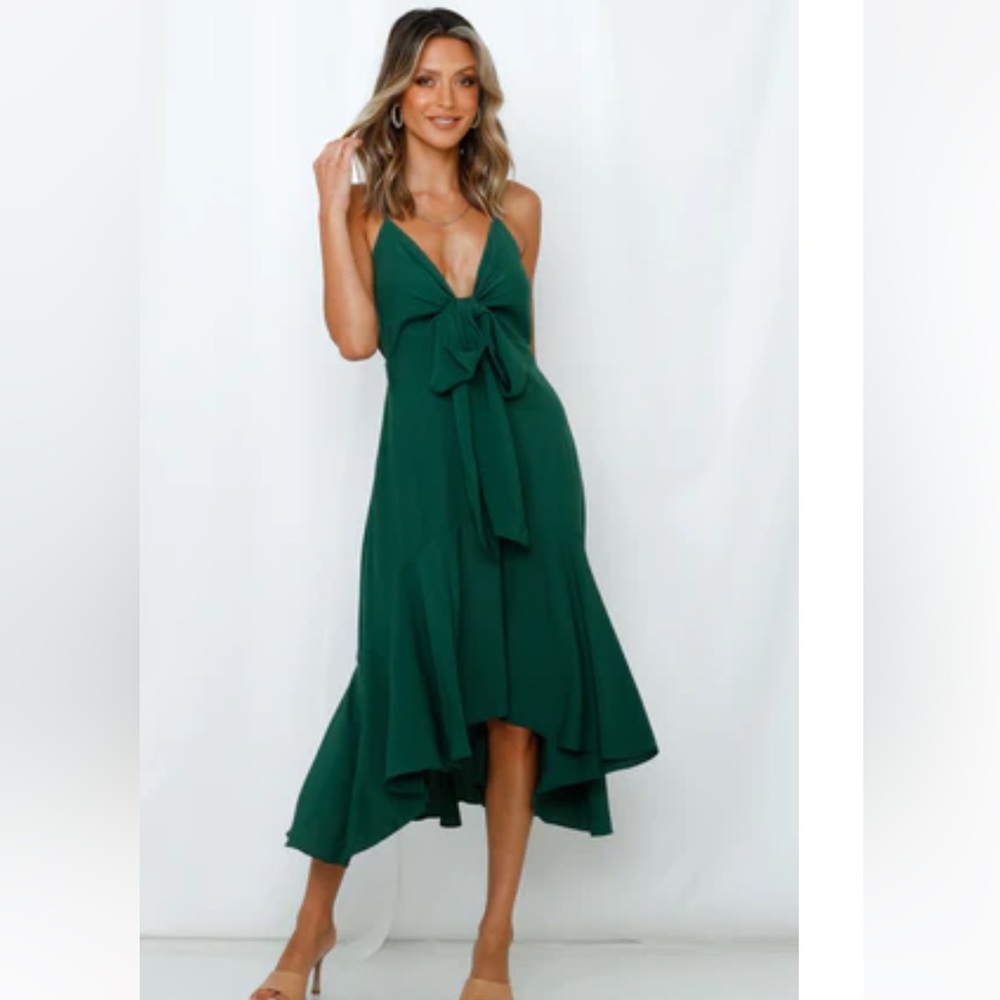 Hello Molly Time for Some Wine MIDI Dress